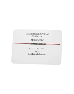 Браслет MorseCode «BFF» (Лучшие друзья навсегда) Something special lifestyle jewelry