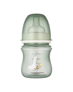 Бутылочка антиколиковая GOOSE для новорожденных, широкое горлышко 120 Canpol babies