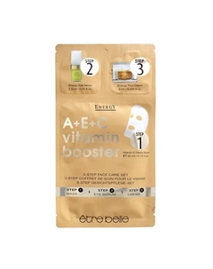 Маска для лица "Энергия Витаминов" Energy 3-Step Fleece Mask Etre belle