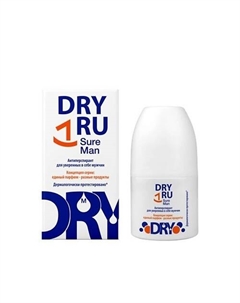 Антиперспирант для уверенных в себе мужчин Sure Man, Roll-on 50 Dry ru