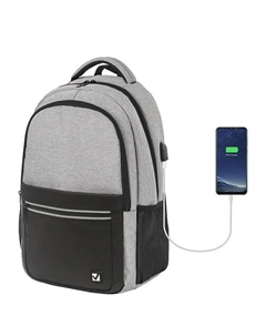 Рюкзак с отделением для ноутбука USB-порт, Denver Brauberg
