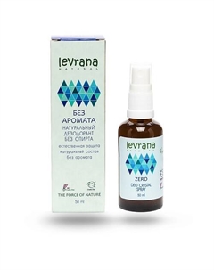 Дезодорант натуральный Без аромата Zero Deo Crystal Spray 50 Levrana