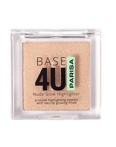 Parisa Пудра-хайлайтер "Base 4U" для макияжа лица 4 Parisa cosmetics