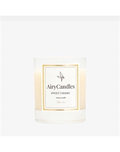 Свеча ароматическая SWEET CHERRY с деревянным фитилем 190 Airycandles