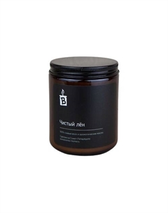 Ароматическая свеча в темной банке "Чистый лён" 240 Banka home