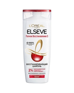 Шампунь "Полное восстановление 5", для ослабленных или поврежденных волос Total Repair 400 Elseve