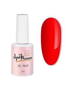 Гель-лак для ногтей красного оттенка Love Story Луи филипп