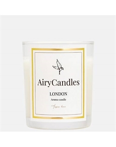 Свеча ароматическая LONDON Black Edition с деревянным фитилем 300 Airycandles