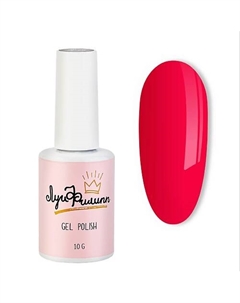 Гель-лак для ногтей красного оттенка Love Story Луи филипп