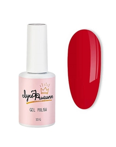 Гель-лак для ногтей красного оттенка Love Story Луи филипп