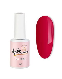 Гель-лак для ногтей красного оттенка Love Story Луи филипп