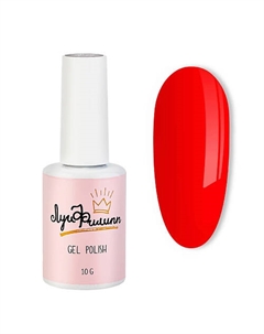 Гель-лак для ногтей красного оттенка Love Story Луи филипп