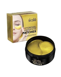 Гидрогелевые патчи золотые от темных кругов и отеков под глаза Skailie