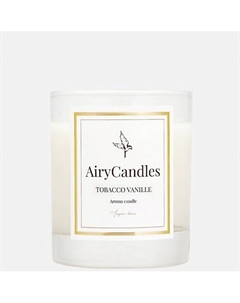 Свеча ароматическая TOBACCO VANILLE с деревянным фитилем 300 Airycandles