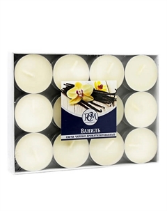 Набор чайных ароматических свечей "Ваниль" Русская свечная мануфактура