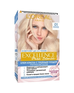 Стойкая крем-краска для волос Excellence Crème 192 L'oreal paris