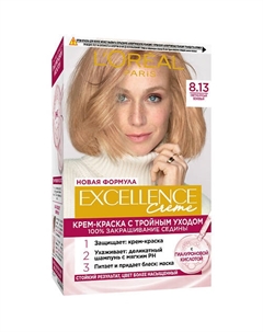 Стойкая крем-краска для волос Excellence Crème 192 L'oreal paris