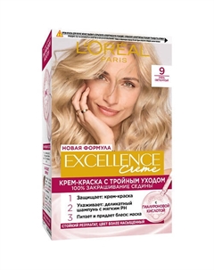 Стойкая крем-краска для волос Excellence Crème 192 L'oreal paris