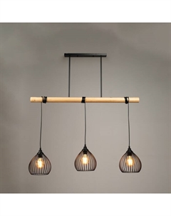 Люстра «Арландо» 3хЕ27 40 Вт черный 60×20×20-200 см Bayerlux