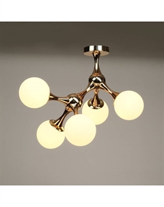 Люстра «Молекула» 5хЕ27 золото 60×55×52 см Bayerlux