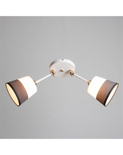 Люстра «Селена» 2хЕ27 40 Вт бело-золотой 54×15×25 см Bayerlux