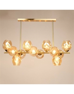 Люстра «Даллас», 12хЕ27, 40 Вт, латунь, 124×49×76 см Bayerlux