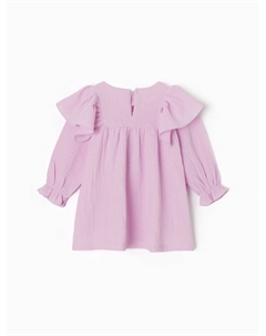 Платье для девочки : muslin clouds, рост 80-86 см, лиловое Minaku