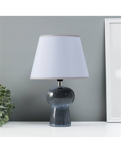 Лампа настольная «Идея» 1×40 Вт Е14 темно-синий 22.5×22.5×33 см Risalux