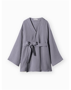 Халат домашний женский Basic, размер 44-46, серый Kaftan