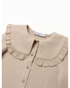 Рубашка детская, размер 30 (98-104 см), бежевая Kaftan