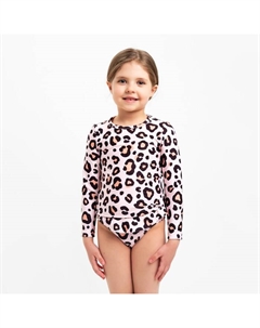 Купальник детский «Леопард», рост 122-128 см Kaftan