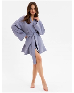 Халат домашний женский Basic, размер 40-42, серый Kaftan