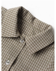 Платье для девочки «. Клетка», рост 80-86 см, зелёное Крошка я