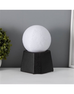 Лампа настольная «Полная луна» LED 1×40 Вт Е27 черный 12×12×21 см Risalux