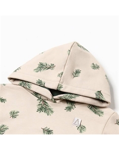 Костюм (худи и брюки) «Еловые веточки», рост 86-92 см Крошка я