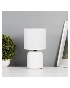 Лампа настольная «Кира» 1×40 Вт Е14 белый 14×14×26 см Risalux