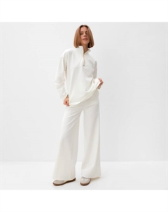 Костюм женский (джемпер, брюки) : Casual Collection, размер 46, экрю Minaku