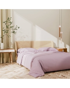 Постельное бельё дуэт «» Lilac field, мако-сатин Этель