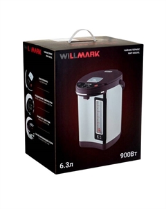 Термопот WILLMARK WAP-602CKL, 6.3 л, 900 Вт, вишнёвый Willmark