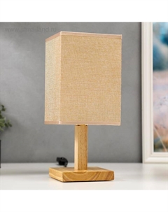 Лампа настольная 16226/1BG Е27 40 Вт светлое дерево-бежевый 14×14×32.5 см Risalux