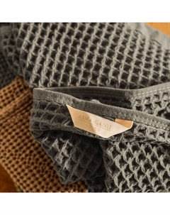 Полотенце вафельное SL HOME: Basic «Олива» 50×90 см, хлопок 100%, оливковый Sima-land home