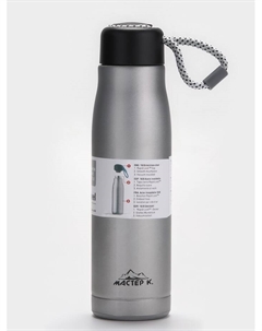 Термос Traveller «.», 600 мл, для чая, кофе, сохраняет тепло 10 ч, 26×7 см, хром Мастер к