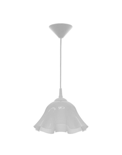 Люстра «Ирис» 1×15 Вт Е27 МОДЕЛЬ: BR=00258 белый 28×28×14 см Bayerlux