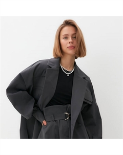 Бусы 3 яруса «Рошель» капля, шар №12, цвет белый в серебре, L=42 см Qf