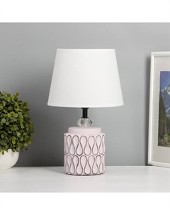 Лампа настольная «Медитация» 1×40 Вт Е14 розовый 20×20×35 см Risalux