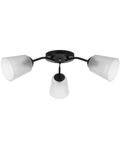 Люстра на потолок «Онлайн», 3×15 Вт, Е27, черный/прозрачный Bayerlux