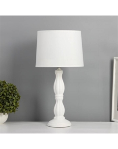 Лампа настольная 16628/1WT E27 40 Вт белый 22.5×22.5×48 см Risalux