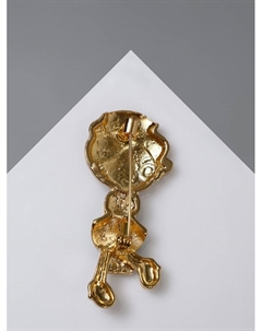 Брошь «Медсестричка», цветная в золоте Qf