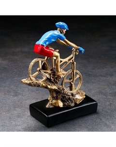 Кубок наградной с фигуркой «Велоспорт», 23×9×16 см Сима-ленд