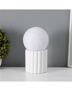 Лампа настольная «Луна»LED 1×40 Вт Е27 белый 12×12×21 см Risalux